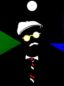 An acrylic painting by Derek Daniel Reformat titled "Daniel"